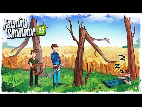 ПОДЛЫЙ УРАГАН И ЕГО ПОСЛЕДСТВИЯ! УГАРНАЯ ФЕРМА! FS 25!!! (Часть 9)