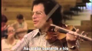 Perlman on how to do staccato (subtitulado)