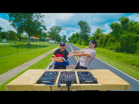 DJ'ing On A Trailer Down The Highway!