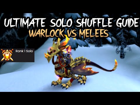 ULTIMATE WARLOCK SOLO SHUFFLE GUIDE VS MELEES | JAZGGZ WoW PvP | Arena Gameplay Commentary