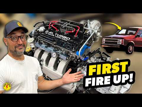 Swapping a 500HP SRT4 Turbo Engine Into My Classic Dodge Caravan!