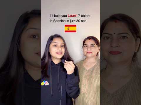 #spanish #español #learnspanish #learnenglish #colors #polyglot #language #languagelearning #viral