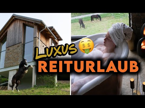 LUXURY HOLIDAY with your own horses 😱💸➡️ @goldenhillcountrychaletssu6209
