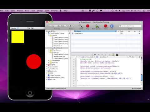 Objective-C iPhone Programming Lesson 10 - Drawing with CoreGraphics