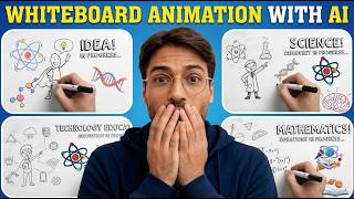 How to Make Whiteboard Animation Videos with AI (Golpo AI Tutorial )