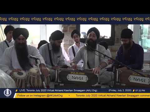 045 Toronto July 2020 Friday Evening -  Bhai Telvinder Singh Jee Toronto