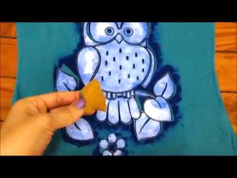 DIY- Customização - Blusa de coruja