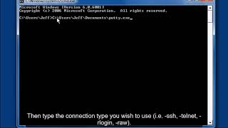 PuTTY SSH Session From Command Line