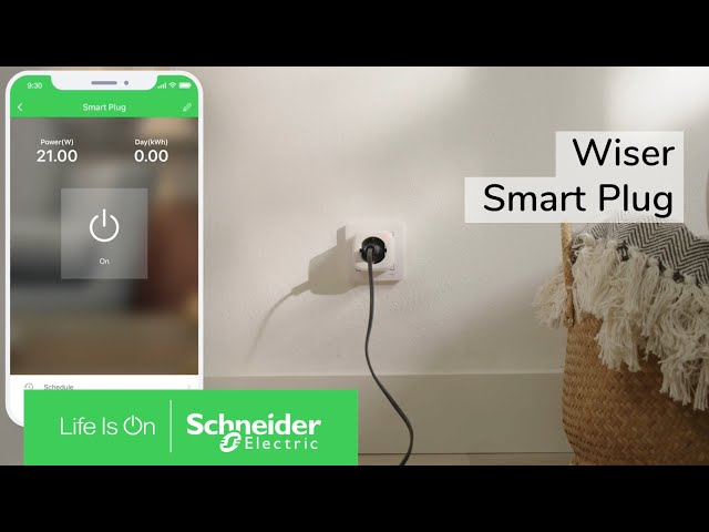 schneider electric Pistorasia + kytkin wiser älypistoke 16a