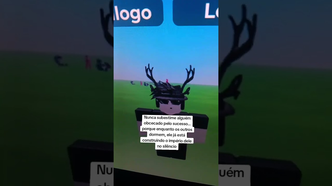 Nunca subestime quem é obcecado pelo sucesso.. #roblox