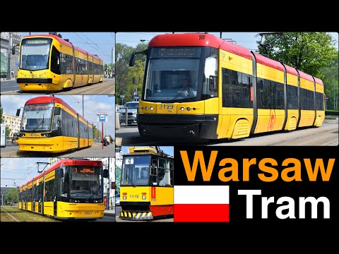 Tram in Warsaw / Poland