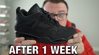 I Wore the AIR JORDAN 4 BLACK CAT Everyday for a WEEK! Here is What Happened!