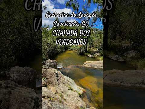 Cachoeira do Lavapés 📌  Cavalcante - Chapada dos Veadeiros 💦🌿 #chapadadosveadeiros #cachoeira