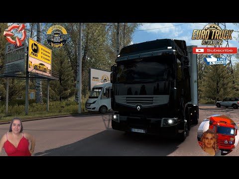 Euro Truck Simulator 2 (1.38) Renault Premium Delivery to Grand Utopia map v1.9 + DLC's & Mods