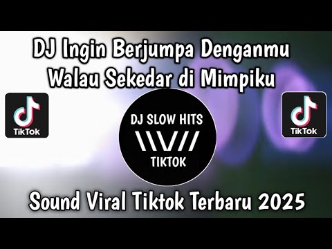 DJ ADA RINDU - EVIE TAMALA SLOW || INGIN BERJUMPA DENGANMU WALAU SEKEDAR DI MIMPIKU VIRAL TIKTOK 