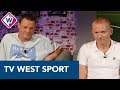 Diehard Katwijk- en Quick Boys-supporters te gast in TV West Sport | 20-09-2019 - OMROEP WEST SPORT
