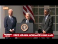Watch Merrick Garland Accept Obama's SCOTUS Nomination In Emotional Speech