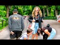Funny WET Fart Prank in Central Park! All ABOARD!!