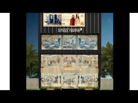 Commercial facade | Tower | Dukaan | 30x40 Shop Design