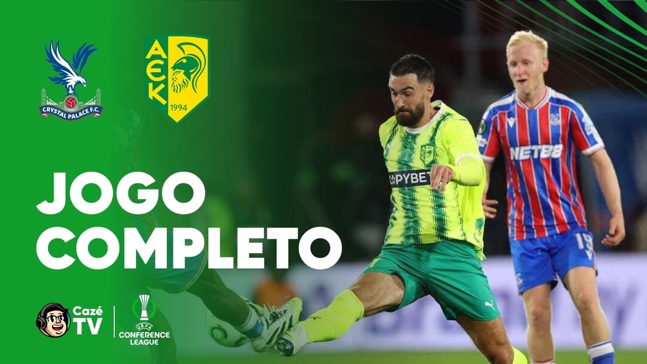 JOGO COMPLETO: CRYSTAL PALACE X AEK LARNACA | CONFERENCE LEAGUE 2025/2026 | OITAVAS DE FINAL