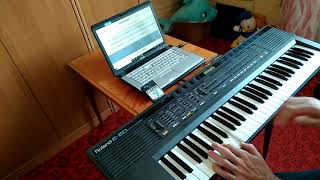 Video thumbnail for ROLAND E-20 Playing rhythms from the Style Card (Quasimidi E-Card) by Valentin Didenko