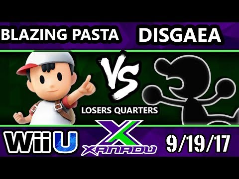 S@X 220 Smash 4 - Disgaea (G&W) Vs. Blazing Pasta (Ness) - SSB4 Losers Quarters - Smash for Wii U.