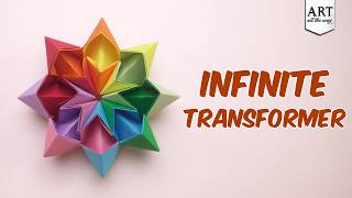 Origami Infinite Transformer 🔄 | DIY Infinity Transforming Paper Toy | Easy Tutorial