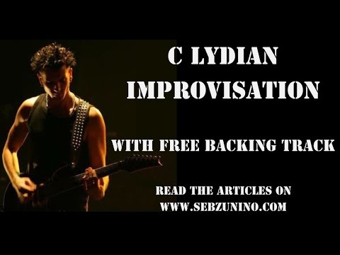 C LYDIAN IMPROVISATION & FREE BACKING TRACK