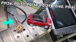 HYUNDAI TUCSON CODE P0136 P0137 P0138 P0139 P0140 P0141 O2 OXYGEN SENSOR, ENGINE LIGHT ON