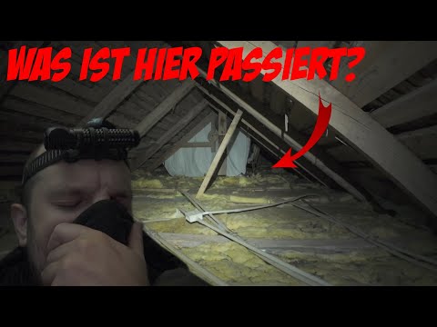 CRIME SCENE IN THE ATTIC! 😱 - THE WORST VIDEO SHOOT!