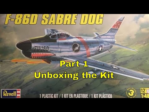 Building the Revell 1/48 F-86D Sabre Dog- Part 1