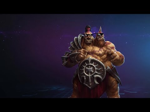 CHO'GALL IS OP!!!! Heroes Of The Storm Full Match - Feat: Hackzor, Chrizzy | #01