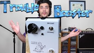 Video thumbnail for Big Foot Engineering - Trouble Booster Guitar Boost Pedal by Mike Bradley