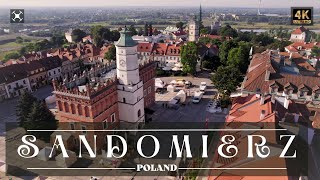 Sandomierz  Poland  Aerial Video  4K