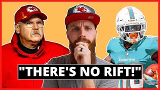 Andy Reid puts Tyreek Conflict RUMORS to rest! Derek Carr drama, Garoppolo WON&#39;T be cut, and more