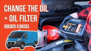 Youtube thumbnail of video "Change the oil and the oil filter Ducato mk3  3.0 Multijet 🛢"