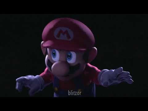 Mario meets Luigi in Minecraft