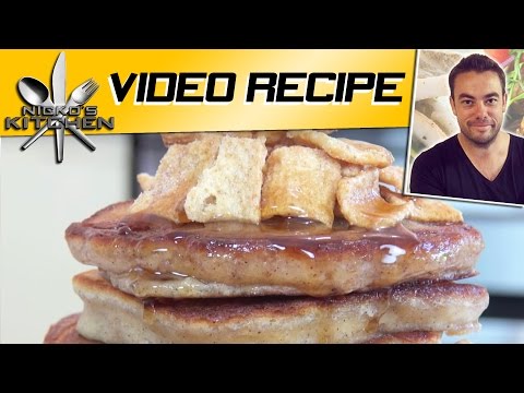 YouTube video about: How to make cinnamon toast crunch pancakes?