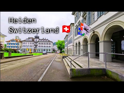 Heiden the pearl of Appenzell landscape in Switzerland [4K]🇨🇭