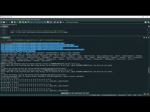 Satellite Area Image Classification in Python Projects