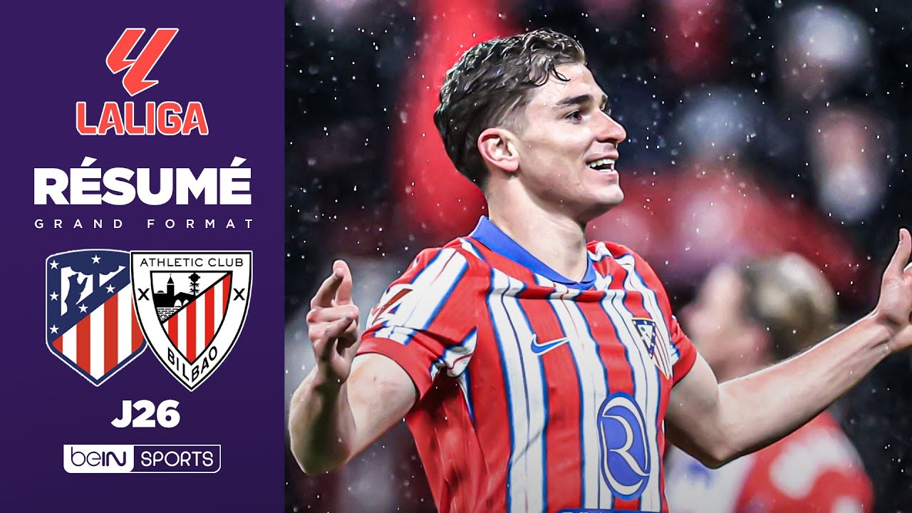 Résumé : Alvarez héroïque, l'Atlético Madrid bat Bilbao, dépasse le Real et passe LEADER !