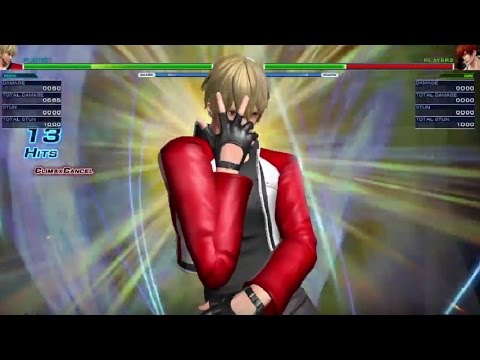 King of Fighters 14 - Rock Howard Combo  (5 Bars)(82% Damage)