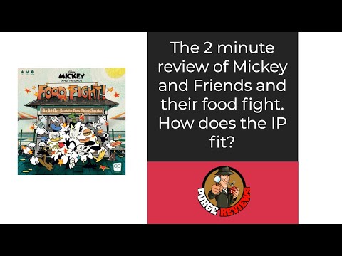 The Purge: # 3939 Mickey and Friends: Food Fight: 2 Minute Review: Does the theme fit the game? 