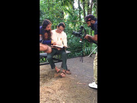 Kasuni සහ Chathuranga රූගත කිරීම් අතරතුර 😍