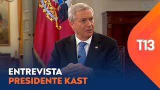 President José Antonio Kast on T13: "I am going to use the power of pardon"