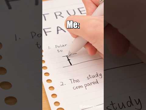 How I Answer Every True Or False Question🤣 #shorts