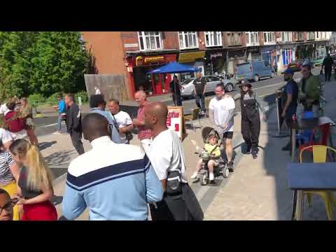 KingFlame’s ‘Pon Da Corner’ session warming up early doors.