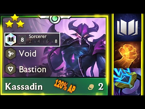 880 AP Kassadin 3 Star ⭐⭐⭐ 8 Sorcerers tft set9