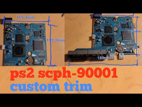 ps2 scph-90001 custom trim for a ps2 portable
