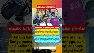 Download lagu Kang Dedi Mulyadi Bubarkan Bank Emok,?  #news #gibran #prabowo #kdm #jokowi #jabar #bankemok #bank mp3